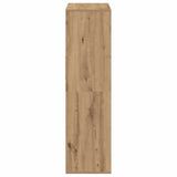 Book Cabinet Artisan Oak 66x31x112 cm Engineered Wood 860309