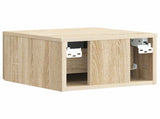 Wall-Mounted Bedside Cabinet 2 pcs Sonoma Oak 33 x 34.5 x 20 cm 898430