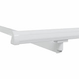 Awning Frame Retractable Manual White 3.5 x 2 m Metal 42002542