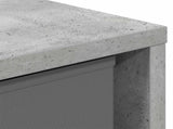 Sideboard with Drawer Concrete Grey 59.5 x 27 x 57 cm 8000535