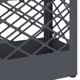Umbrella Stand Anthracite 28 x 12 x 41 cm Steel 868526