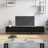 TV Cabinet Black 150x36x30 cm Engineered Wood 829157