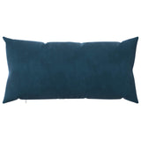 Cushion Cover 12 pcs HEERLEN Blue 40 x 80 cm Velvet 909813