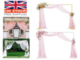 NEW 3x3m/10x10ft Wedding Backdrop Stand Pipe Stage Flower Rack Arch Iron Party Door 94212904