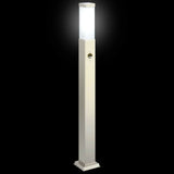 Bollard Lights with Sensor 3 pcs 80 cm Stainless Steel IP44 4006056
