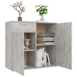 Sideboard Concrete Grey 80x36x75 cm Engineered Wood 805774