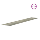 Wall Panels Wood Look Grey PVC 2.06 m 351818