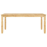 Dining Table Corona 180x90x75 cm Solid Wood Pine 4005720