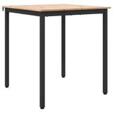 Dining Table Natural 70 x 70 x 75 cm Solid Pine Wood 892781
