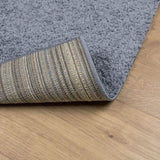 Shaggy Rug PAMPLONA High Pile Modern Blue 240x240 cm 375328