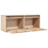 Wall Cabinets 2 pcs 45x30x35 cm Solid Pinewood 813436