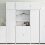 Storage Cabinet White 80x42.5x225 cm Engineered Wood 3281343