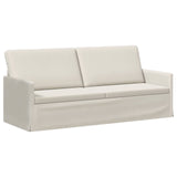 Sofa Set 2 pcs Cream Velvet 3433224