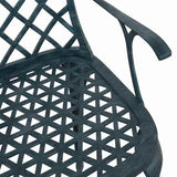 Garden Chair 4 pcs Green 61 x 60.5 x 93cm Aluminium 42002707