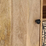 TV Cabinet 140x30x40 cm Solid Mango Wood 249856