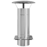 Chimney Extension Silver 35 x 35 x 65 cm Stainless Steel 42008445