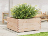 Garden Planter 80x80x49.5 cm Solid Wood Pine 3282529