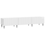TV Cabinet High Gloss White 147 x 34.5 x 32 cm Engineered Wood 894479