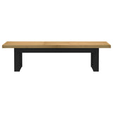 Dining Bench NOAIN 160 x 41 x 45 cm Solid Pine Wood Natural 42020923