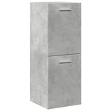 4 Piece Bathroom Furniture Set Concrete Grey Engineered Wood 3324882