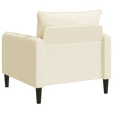 XL Armchair Cream Velvet 42043542