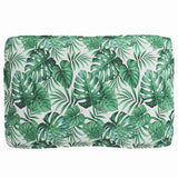 Pallet Cushion Set Floral 2 pcs Leaf pattern 120 x 80 x 12 cm 3329087