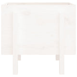 Garden Planter White 62x50x57 cm Solid Wood Pine 825206