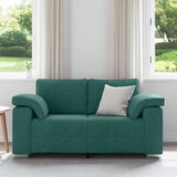 Sofa Dark Green 160 x 77 x 82 cm Fabric 4105222