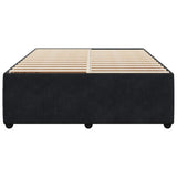 Bed Frame without Mattress Black 140x200 cm Velvet 3285014