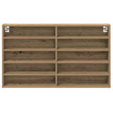 Display Cabinet Artisan Oak 100 x 15 x 58 cm Engineered Wood 873905