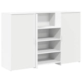 Reception Desk White 155x50x103,5 cm Engineered Wood 3324196