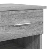 Desk with Drawer Grey Sonoma 90 x 49 x 75 cm Engineered Wood 869271
