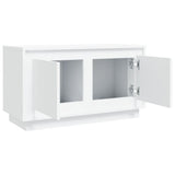 TV Cabinet White 80x35x45 cm Engineered Wood 819852