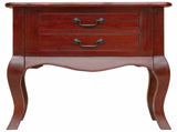 Side Table Brown 60.5 x 30 x 61 cm Solid Mahogany Wood 42009942