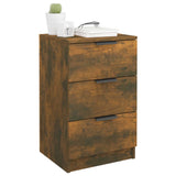 ZNTS Bedside Cabinets 2 pcs Smoked Oak 40x36x65 cm 817052