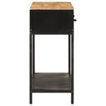Console Table 100x35x76 cm Solid Wood Mango and Iron 358581