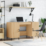 Desk Sonoma Oak 140x50x75 cm Engineered Wood 829551