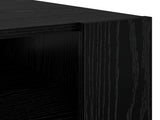 Coffee Table Black Oak 66 x 53 x 45 cm Engineered Wood 8000101