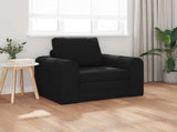 Folding Sofa Bed Black 98 x 71 x 83 cm Fabric 42030502