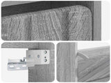 Wall-Mounted Shoe Cabinet ZWOLLE 71 x 17 x 43 cm Grey Sonoma 896411