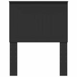 Headboard with Headboard Black Oak 75 cm Engineered wood 887825