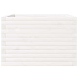 Garden Planter White 70x70x46 cm Solid Wood Pine 3282415