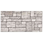 3D Wall Panels with Grey Brick Design 10 pcs EPS 147205