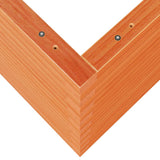 Garden Planter Wax Brown 110x60x68.5 cm Solid Wood Pine 3282506