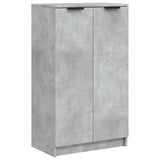 Shoe Cabinet Concrete Grey 59x35x100.5 cm Engineered Wood 811443