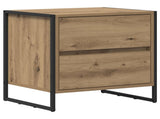 Bedside Table with Drawer 2 pcs Artisian Oak 50 x 39.5 x 50 cm 886689