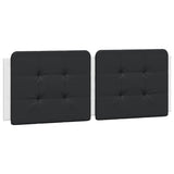 Bed Frame without Mattress "Zadar" White and Black 120x200 cm Faux Leather 3208176