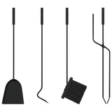 5 Piece Fireplace Tool Set 18x66 cm Steel 156376