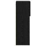 Wall-mounted TV Cabinets 2 pcs Black Oak 30.5 x 30 x 90 cm 882953