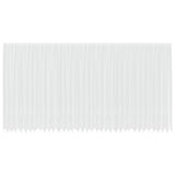 Lace Curtain with Curtains Floral White 280 x 900 cm Polyester 4107850